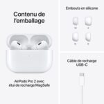 ایرپاد پرو ۲ نسل دوم اپل با شارژ USB-C – حذف نویز فعال تا ۲ برابر بیشتر، صدای فضایی شخصی‌سازی‌شده، حالت شفافیت - تصویر 7